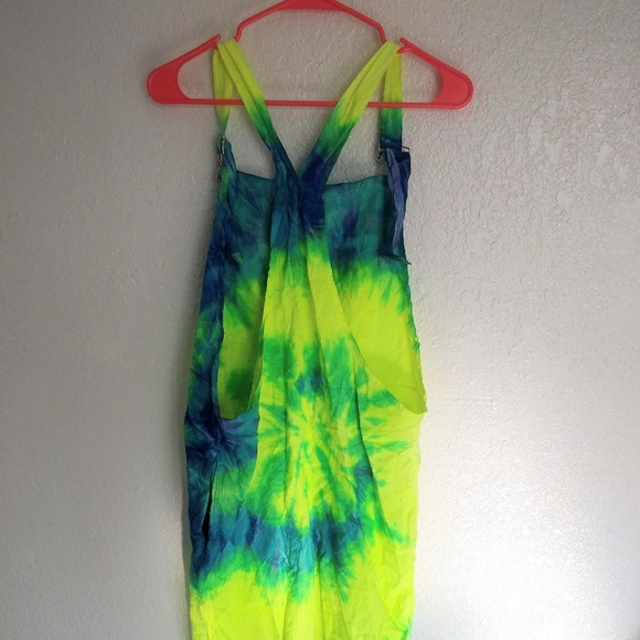 [ tie dye overall romper one size ] - Picture 7 of 8